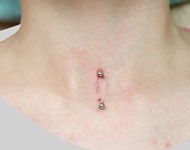 マディソンピアス装着