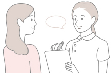 施術の流れ1 カウンセリング